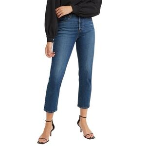 Levi’s Wedgie Straight Fit High-Rise Jeans Blue Sz 30
